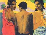Paul Gauguin Three Tahitians USA oil painting reproduction